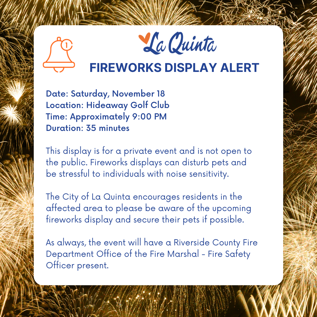 La Quinta Newsletter November 16, 2023